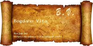 Bogdanu Vita névjegykártya